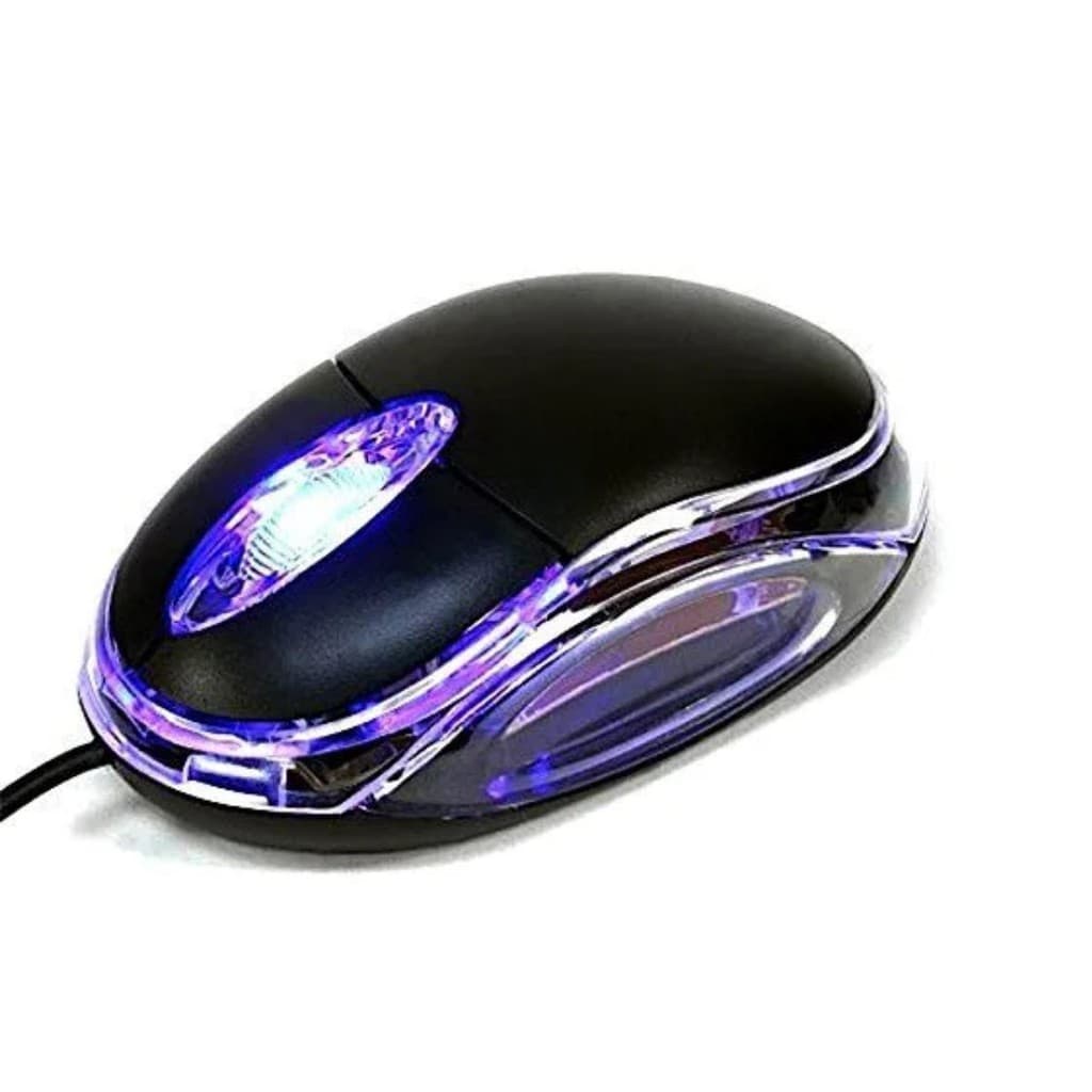Mini Mouse Óptico Usb 1000dpi Led Otima Performance Promoção