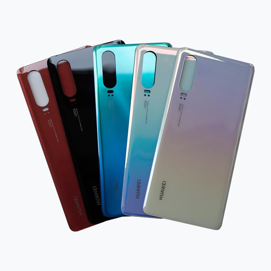 Para Huawei P30 / P30 Pro Vidro Tampa Traseira Da Bateria Caso Da Habitação Peças De Reposição + Adesivo