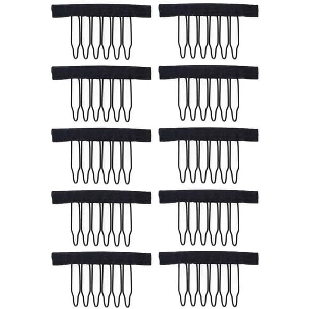 Kit 10 pentes internos para peruca