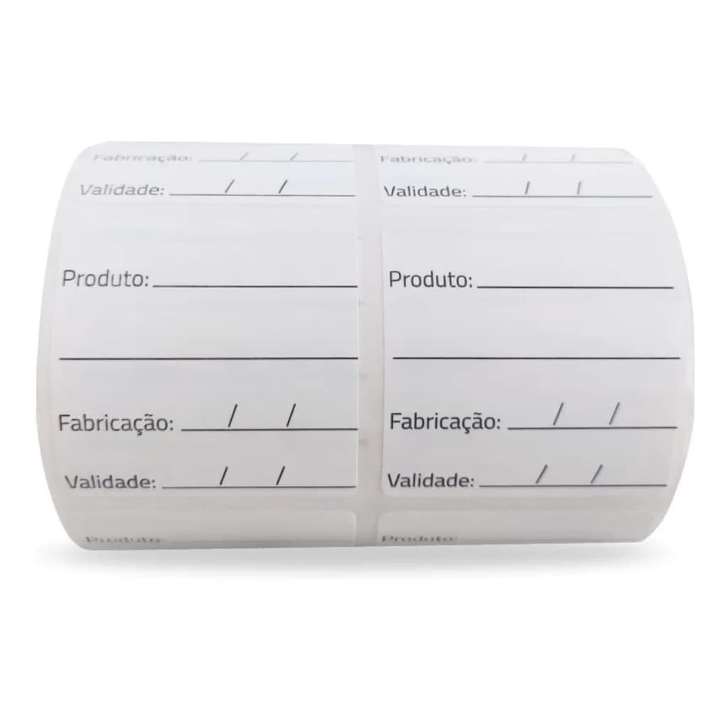 Etiqueta Bopp Validade De Alimento Anvisa 40x40mm