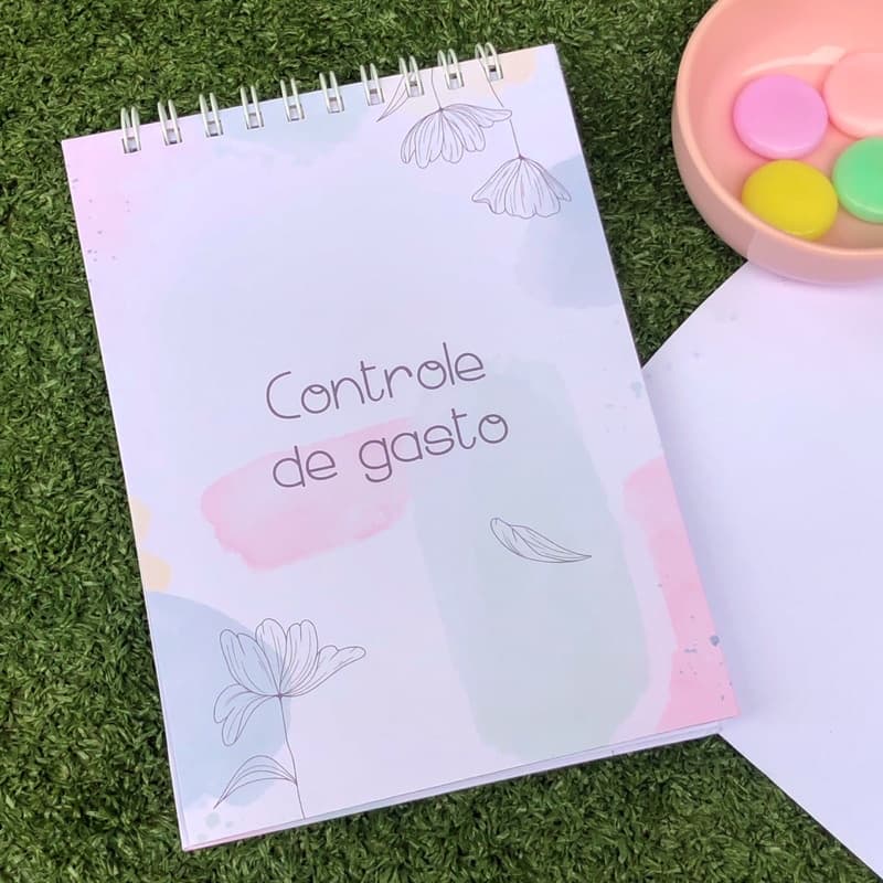 Caderno controle de gasto