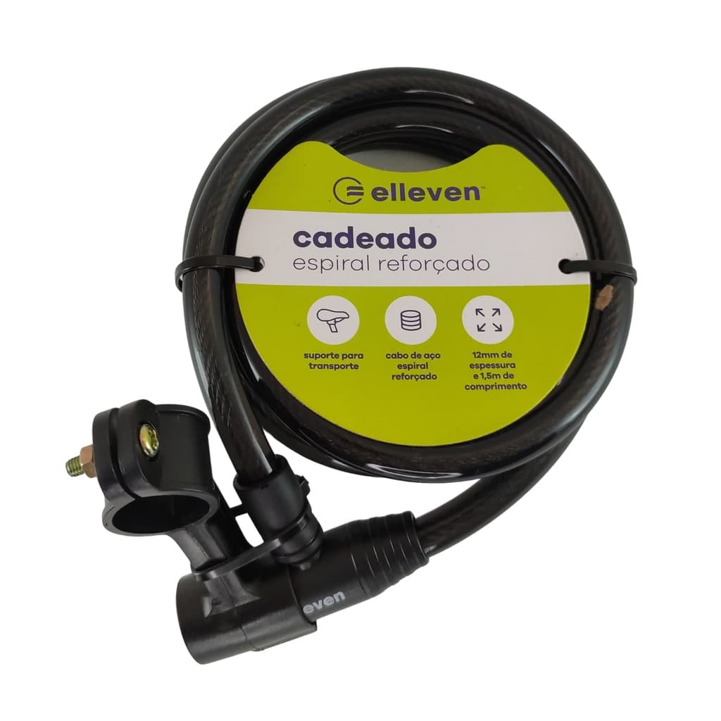 Cadeado Bicicleta Moto Corrente Trava Bike Grosso Elleven