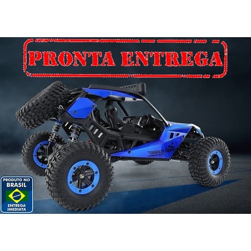 Automodelo Carro Jjrc Q46 Azul Off-road 4x4 Crawler Com Led