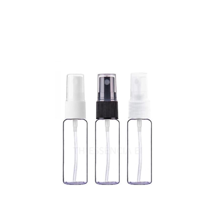Frasco Pet 30ml Cilíndrico Com Spray Para Perfumes Álcool Liquido, Aromatizadores e Outros