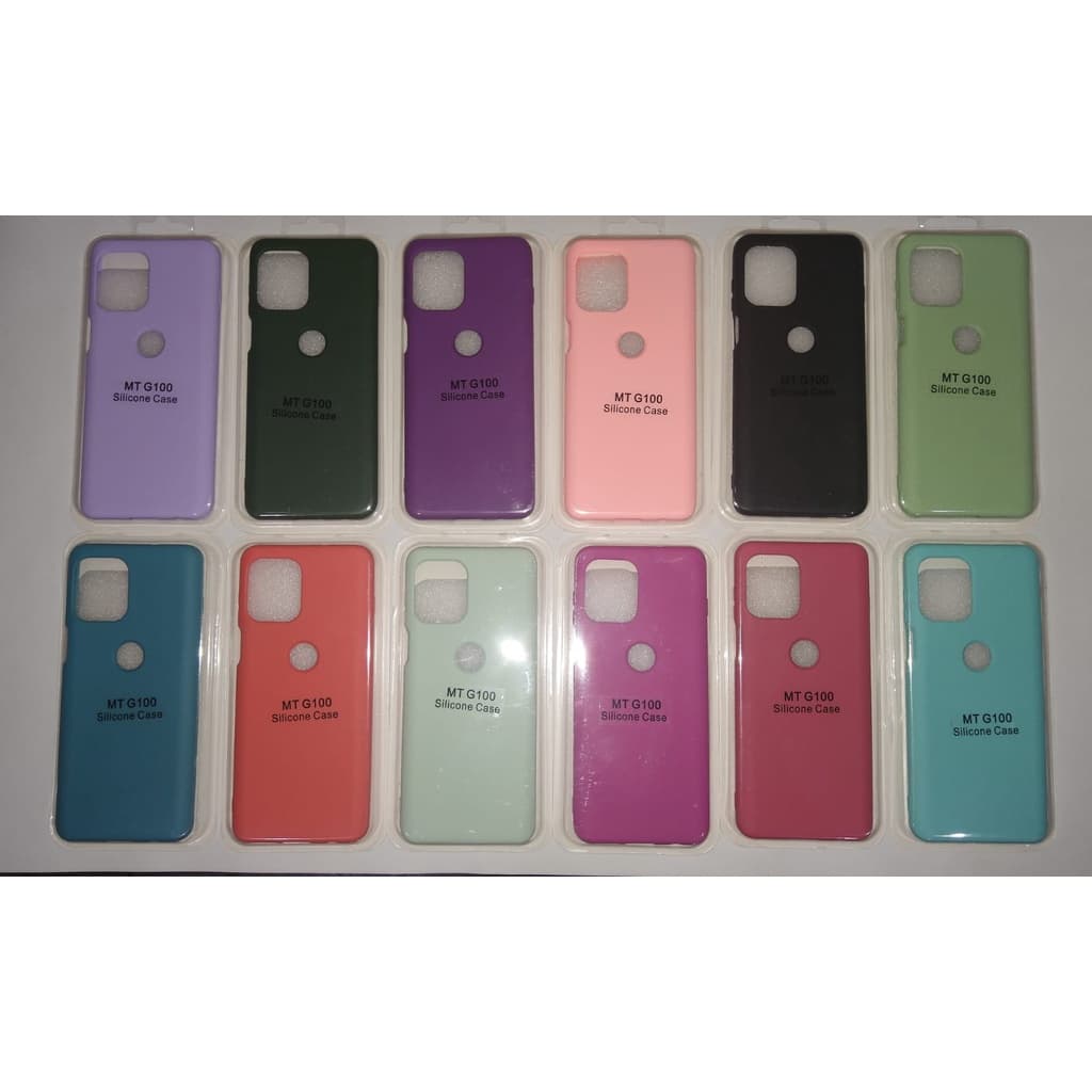 Capa Capinha Silicone Case Aveludada  Moto  G100