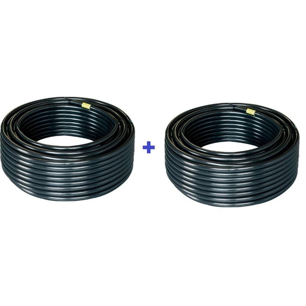 Mangueira Tubo P/irrigação Plástica 1/2x200m Reforçada Linha Amarela