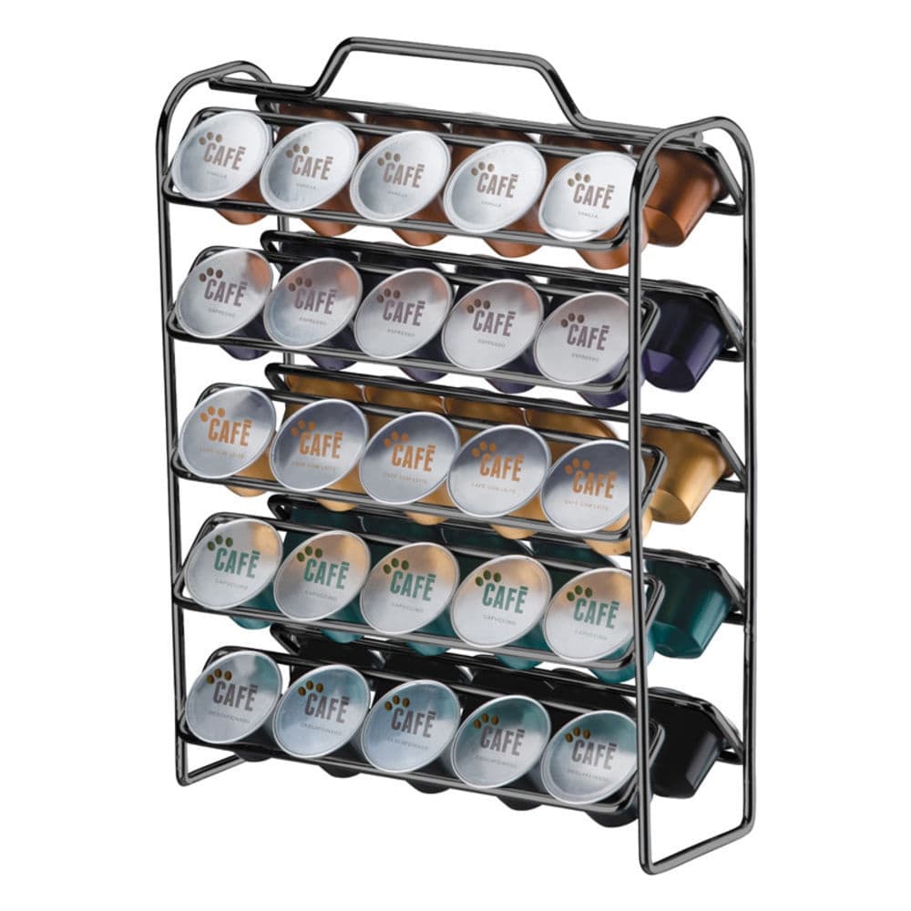 Suporte Porta 50 Cápsulas Nespresso  Preto