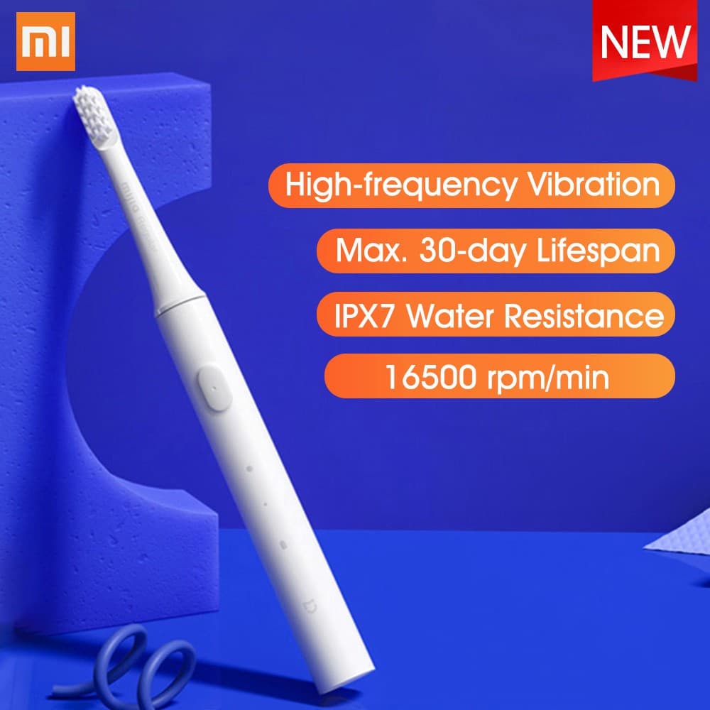 Xiaomi Mijia T100 Sonic Escova de Dentes Elétrica Ultra-sônica Escova de Dentes Automática USB Recarregável À Prova