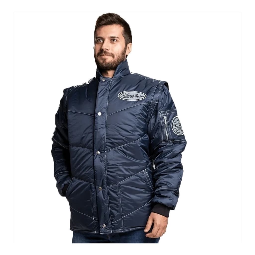 Jaqueta California Rancing Refletiva Performance Azul