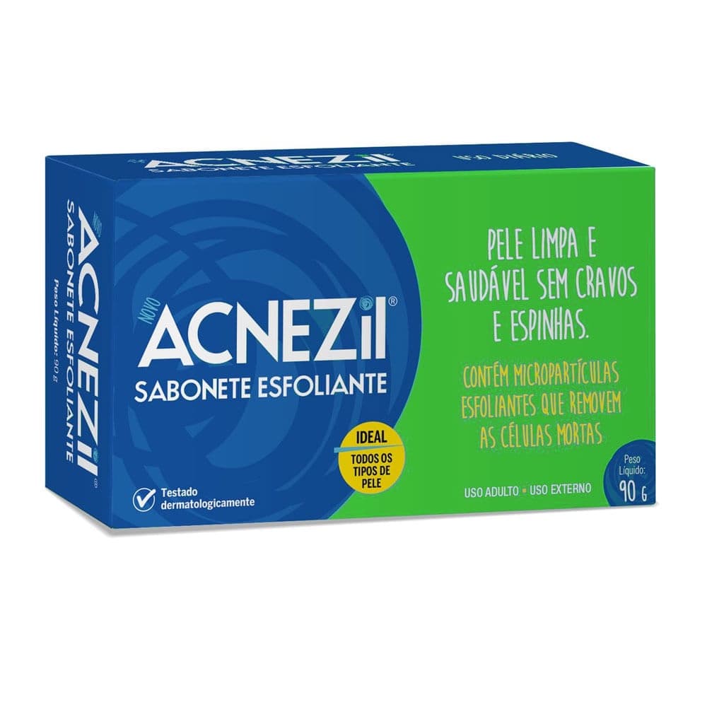 Sabonete Em Barra Facial Acnezil Esfoliante 90g