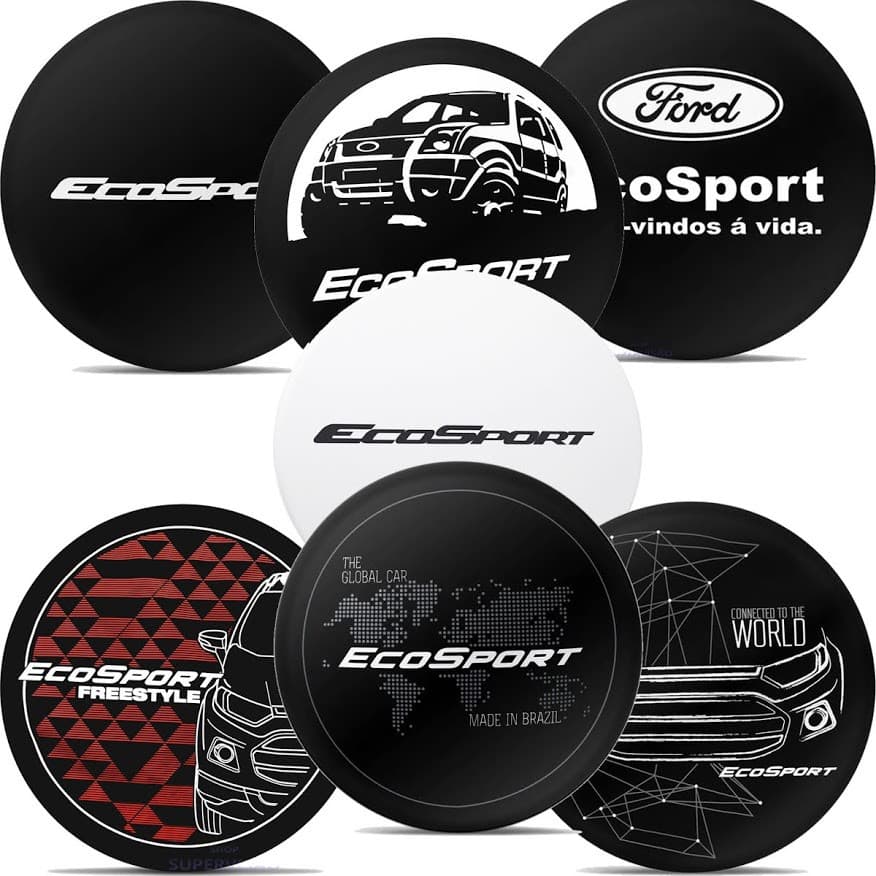 Capa Estepe Ecosport Ford Todos os Modelos Aro 13 Ao 16 Com Cadeado Cabo Aço