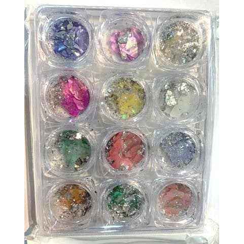 Madre Peróla com Folha Ouro  Unhas Decoradas Oferta