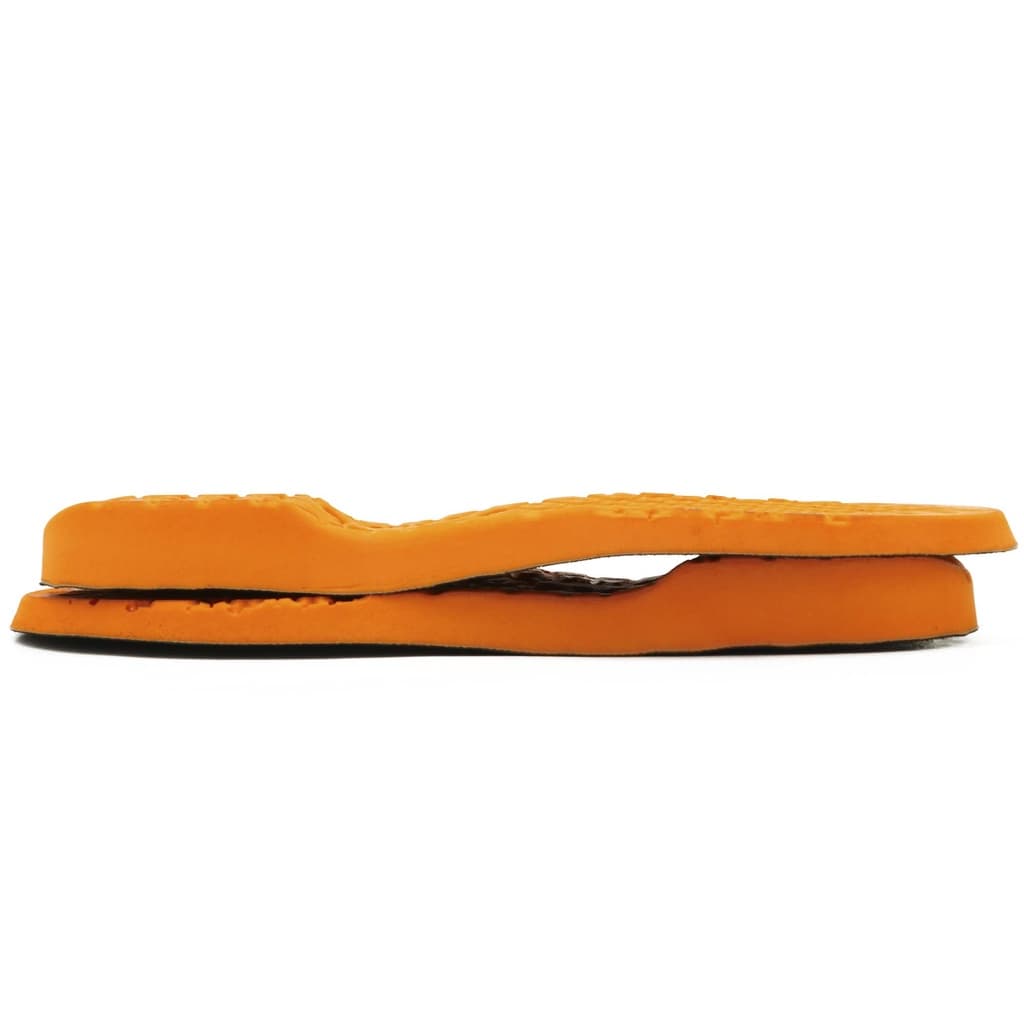 Palmilha PU gel ultra confort na cor laranja para dores na coluna