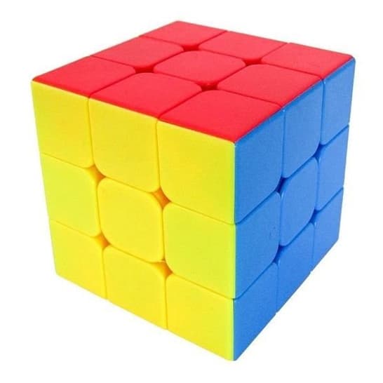 Cubo Mágico Profissional Original Stickerless 3x3x3 Sem Adesivos - Magic Cube - Giro Rápido