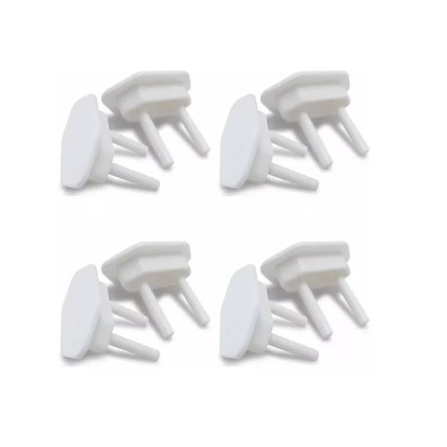 Kit com 10 Peças de Protetor De Tomadas Contra Choques para bebê / crianças