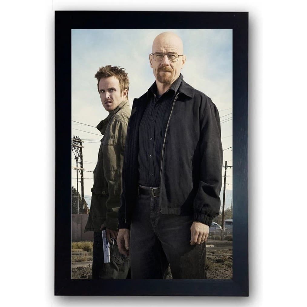 Quadro Breaking Bad Walter White Moldurado Cód.28
