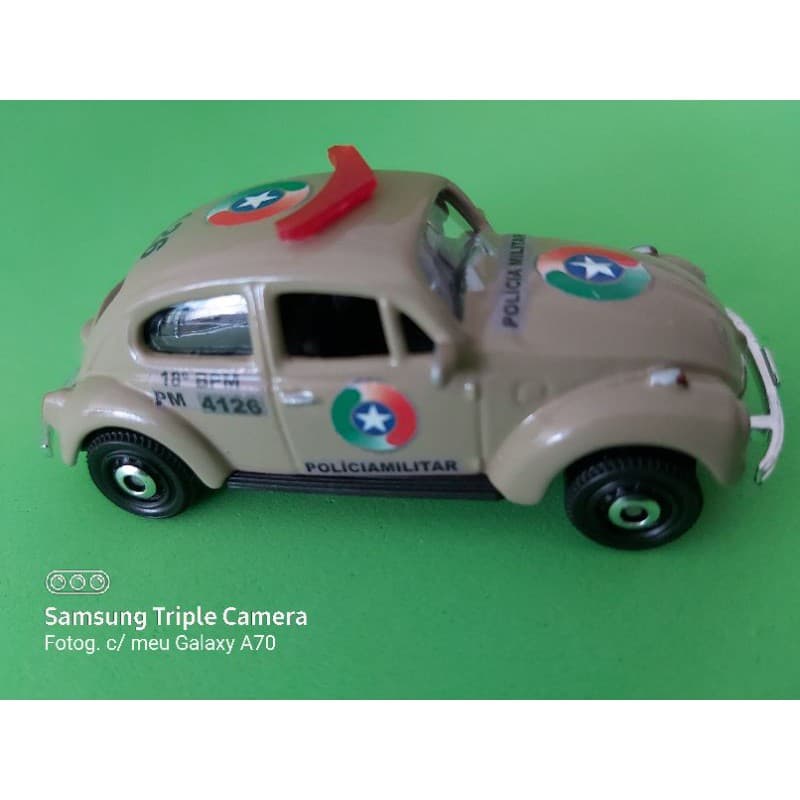 viatura vw pmsc policia.militar de sc acompanha embalagem de ACETATO escala 1.64.tamanho 7cm novo custom pmsc