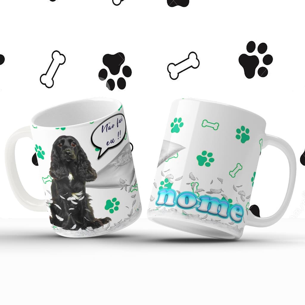 Caneca Personalizada  Pet cocker Spaniel