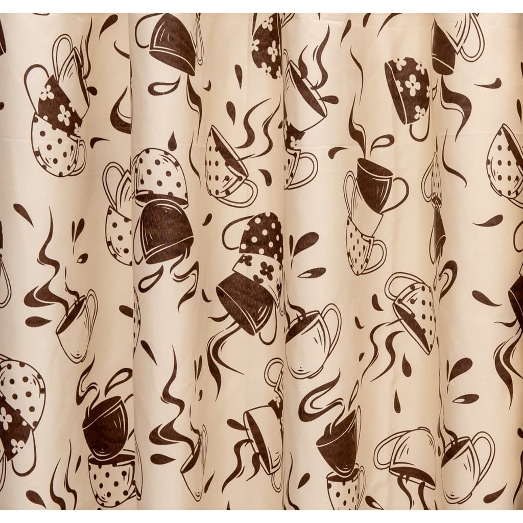 Cortina p/ Pia Cozinha em Oxford 3,00m x 80cm - Oxford Estampado