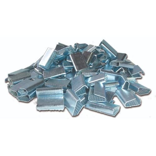 Selo Metal Para Fita De Arquear Pet Verde 16 Mm Cx Com 1.000