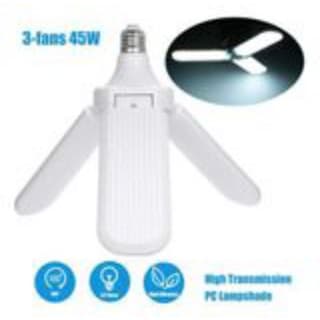 Lâmpada Led Fan Blade 45w Luz Potente Cor Branco Econômica