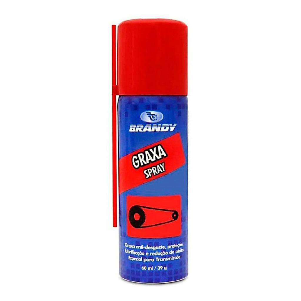 Graxa Spray Lubrificante Anti desgaste Correntes de Transmissão/Rolamentos/Motos/Bicicletas 60ml/39g