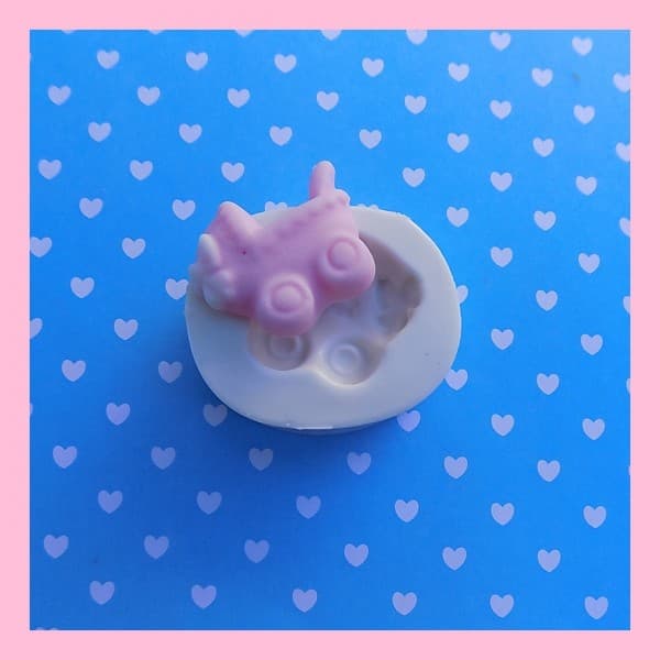 Molde De Silicone Carrinho Bebe Molde Para Confeitaria Molde Para Biscuit 052