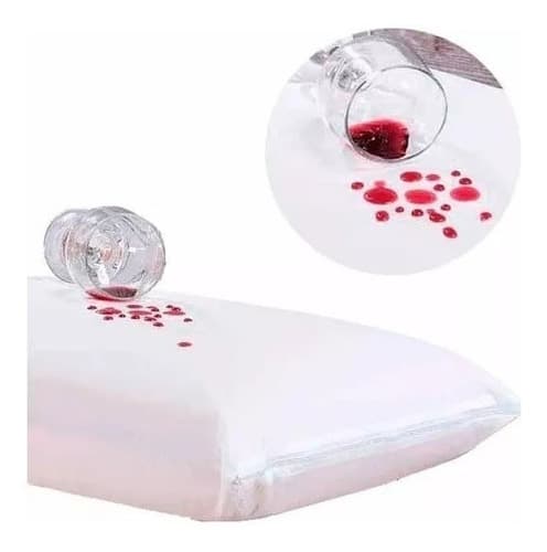 Kit 2 Fronha Impermeável 70x50cm Capa Protetora P/ Travesseiro