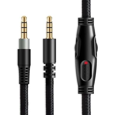 Cabo Controlador Compatível Headset HyperX Cloud Alpha E Cloud Mix