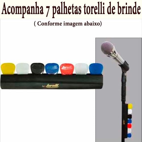 Porta Palhetas Para  Pedestal Microfone Ta049 - Torelli Frete Grátis
