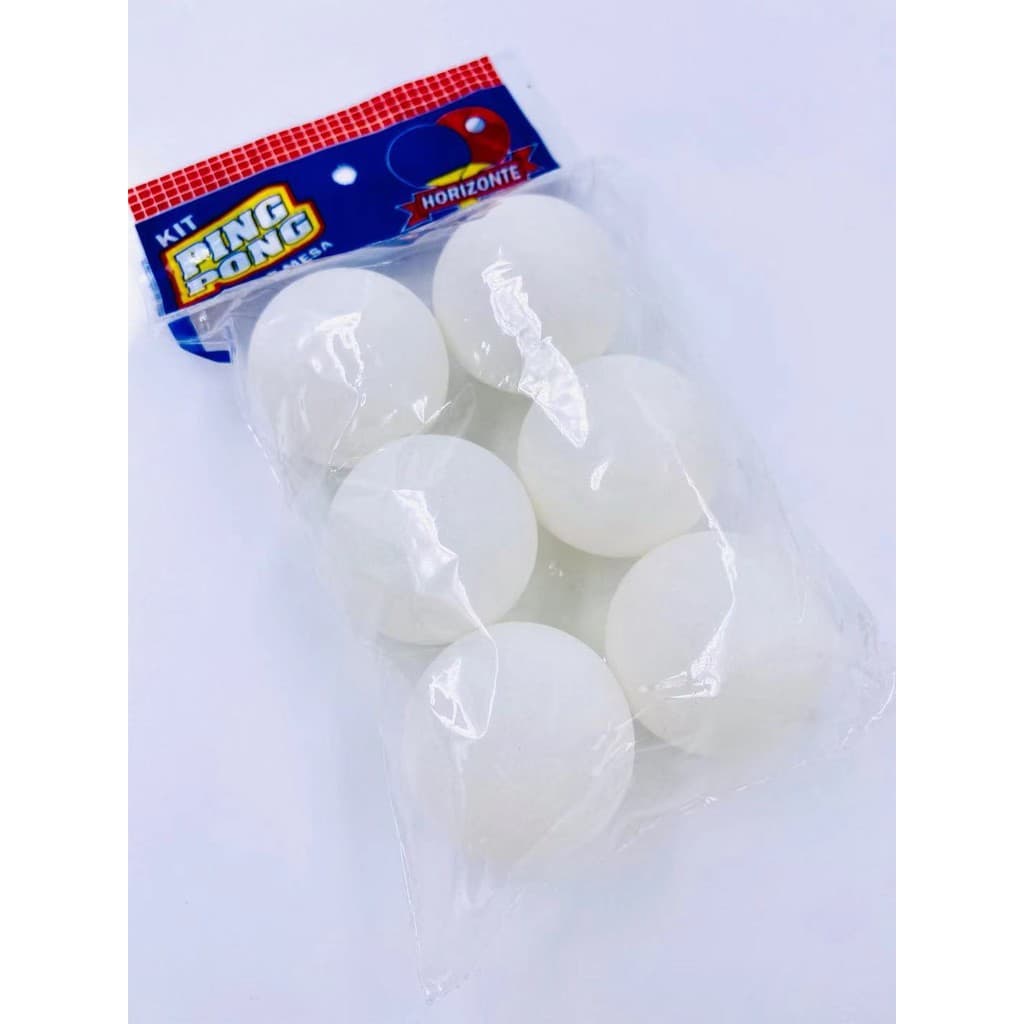 Bolinhas De Ping Pong Branca Pacote Com 12 Unidades