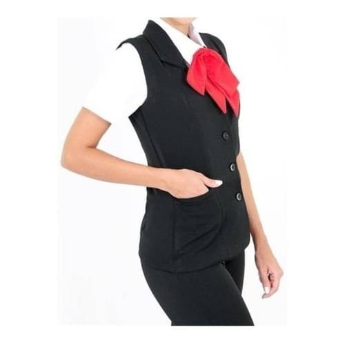 Colete Feminino Social  Alfaiataria 2 Bolsos Direto Fábrica Imperdível