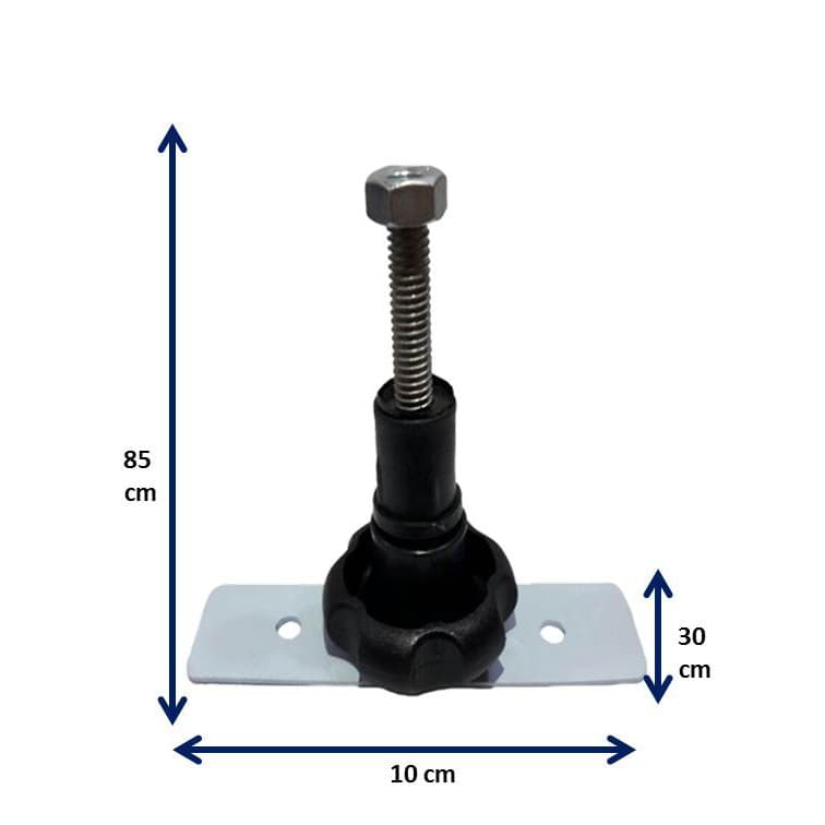Manípulo Borboleta para grade de proteção Fixação na parede ideal para Escada segurança = 2 pçs