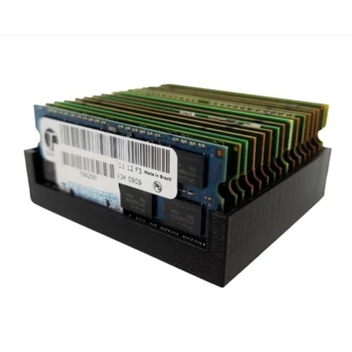 Suporte Rack Contêiner P/ Guardar Organizar 16x Memória Ram Notebook