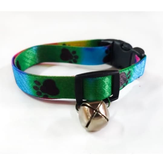 Coleira Para Gato E Cachorro (Porte Pequeno) Com Pingente Guizo Pet