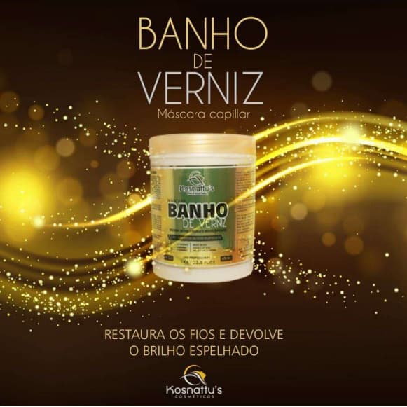 Máscara banho de verniz Kosnattus - 1KG