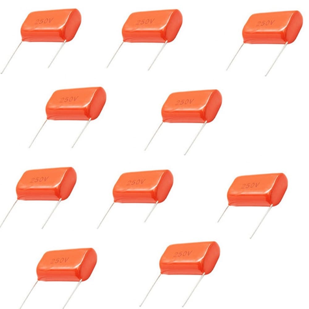 Capacitor De Super Tweeter 2,2x250v Capacitores 2,2 X 250V Pacote Com 10 Unid.