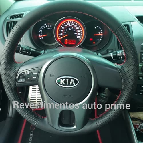 Capa De Volante Costurada  Kia Cerato 2008 A 2012