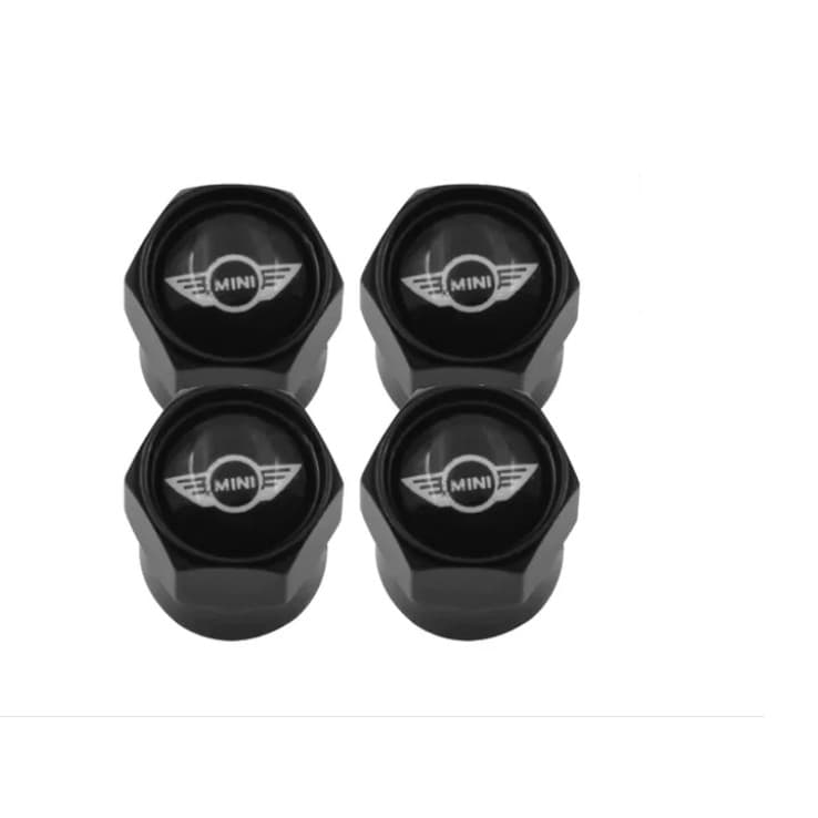 Kit Mini Cooper Tampa Bico Válvula Pneu Acessórios da Roda Pino Capa Biquinho