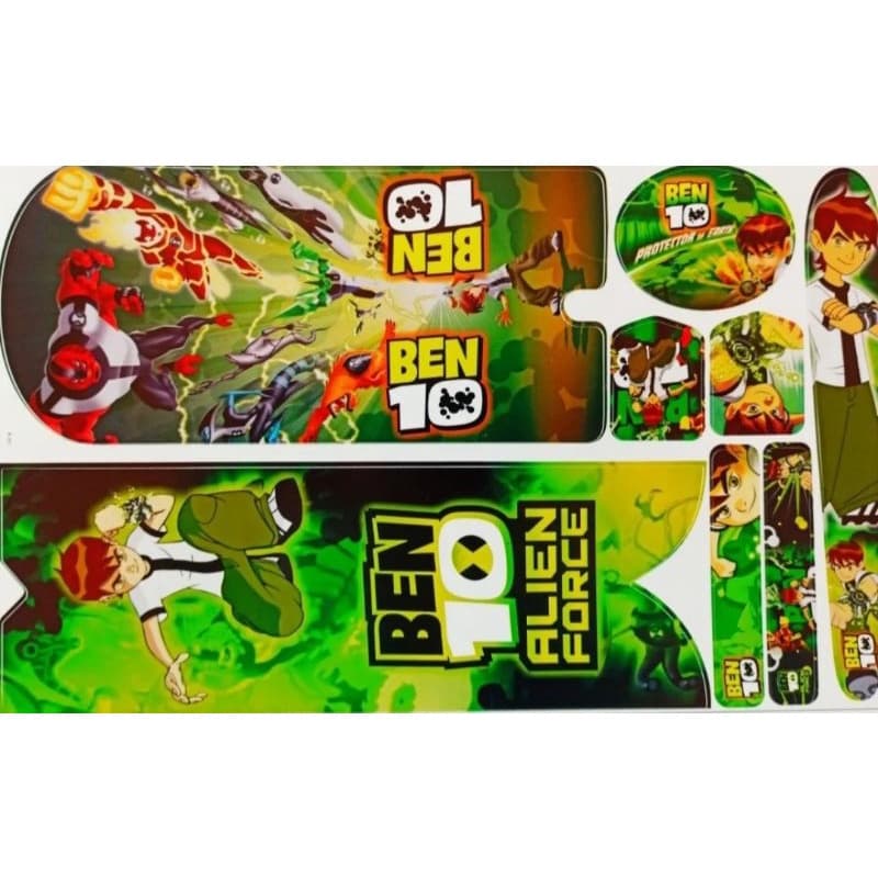Adesivo cartela Ben 10 infantil