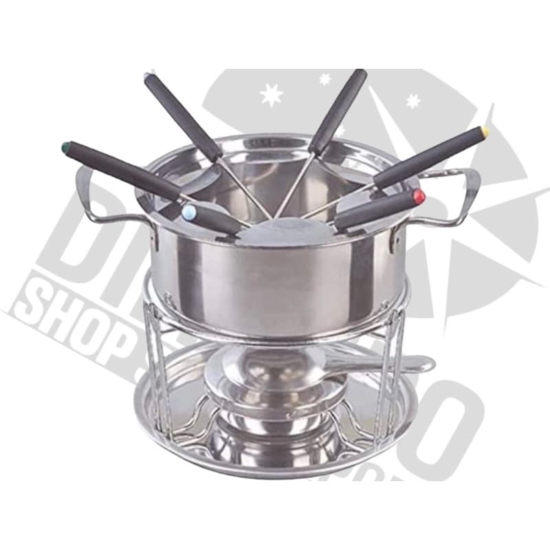 Conjunto Aparelho fondue 11 peças em aço inox