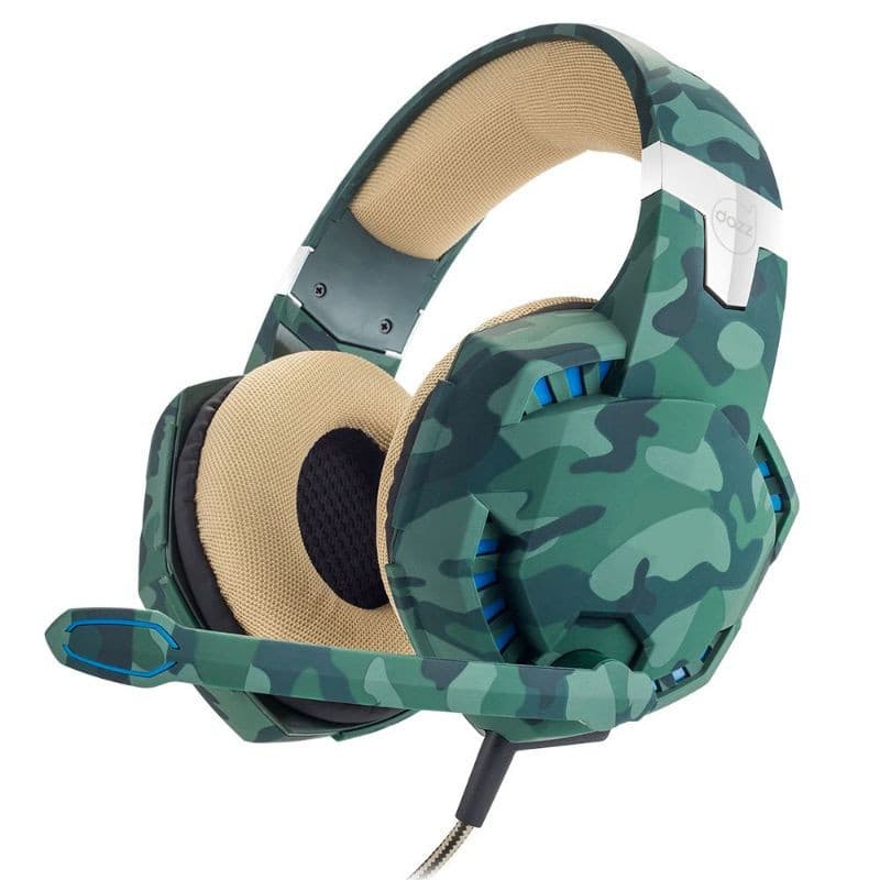 Headset Gamer DAZZ Special Forces Jungle, Surround 2.0, Conexão 3.5mm P3, para PC/PS4/Xbox One