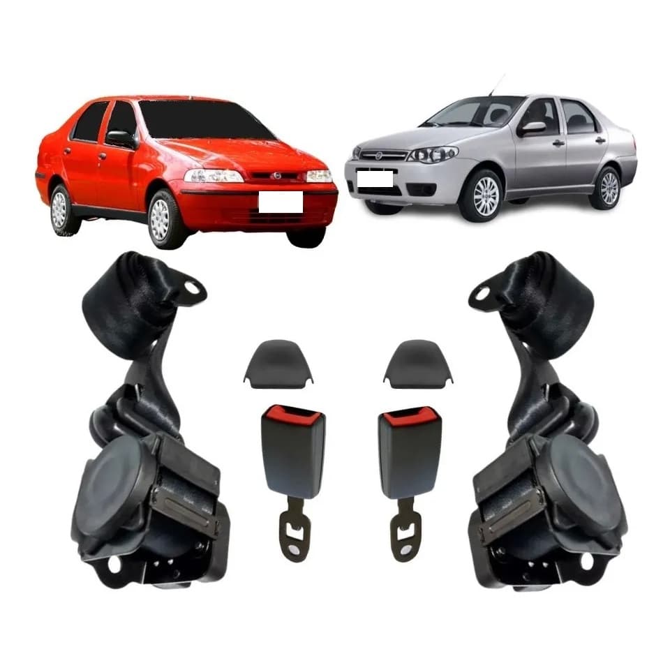 Kit Cinto de Segurança Dianteiro Retrátil FIAT SIENA