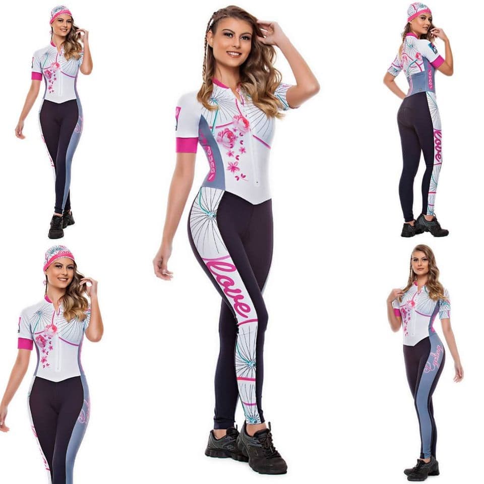 Duans Camisa De Ciclismo Feminina Calças De GEL Triathlon Macacão Apertadas