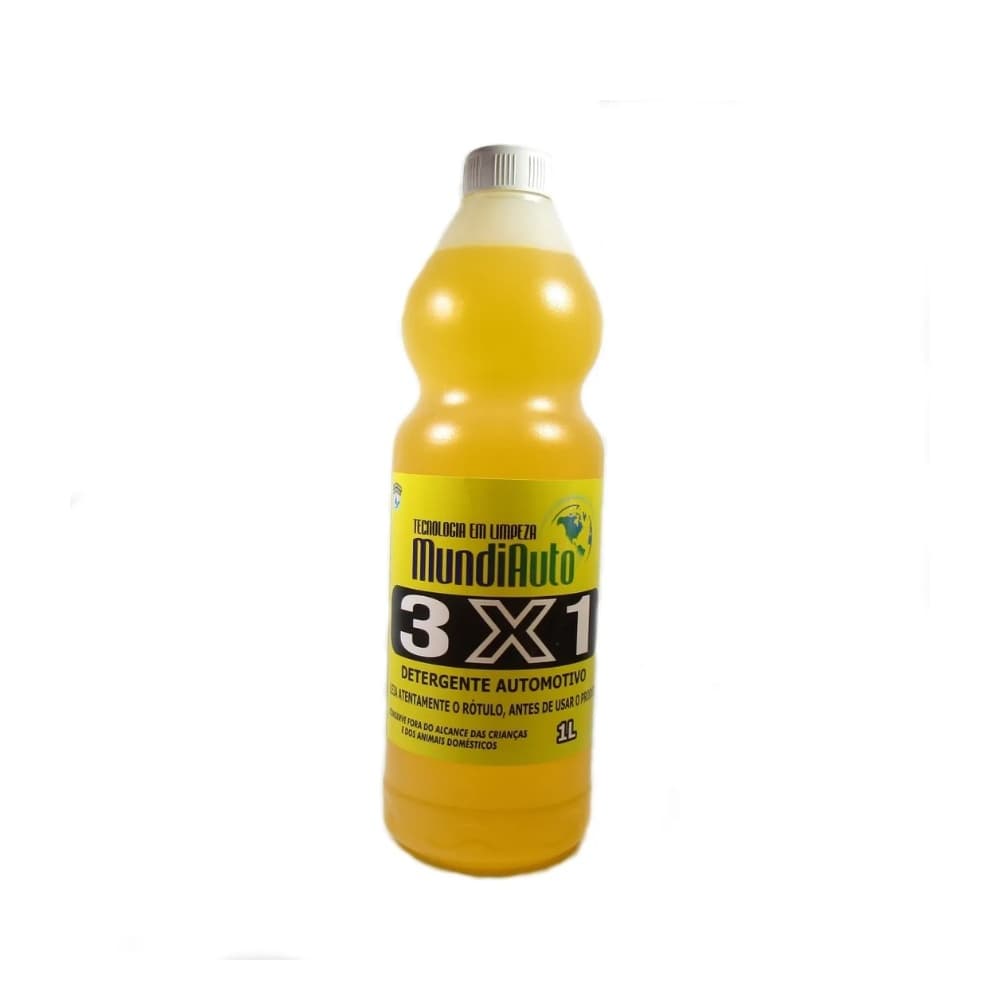 Lava Autos e Motos Detergente Automotivo Ativado 3 x 1 Concentrado 1L