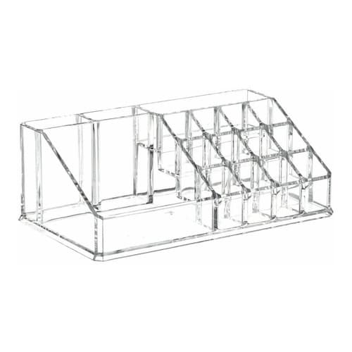 Porta Maquiagem 12 Batons Organizador Acrílico Kit Banheiro