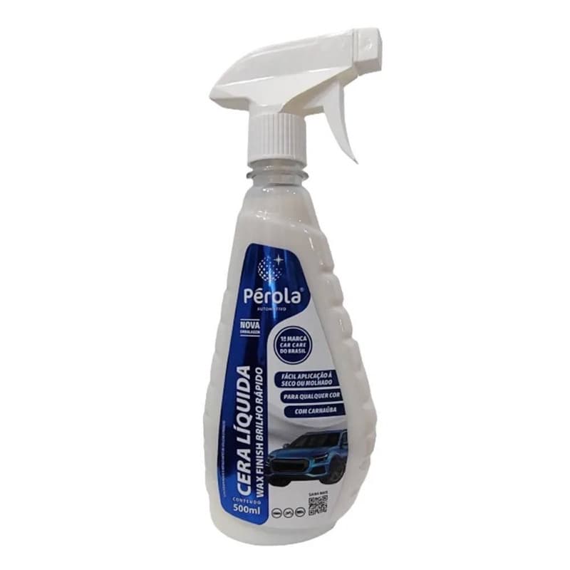 Cera líquida wax finish brilho rápido Pérola 500 ml