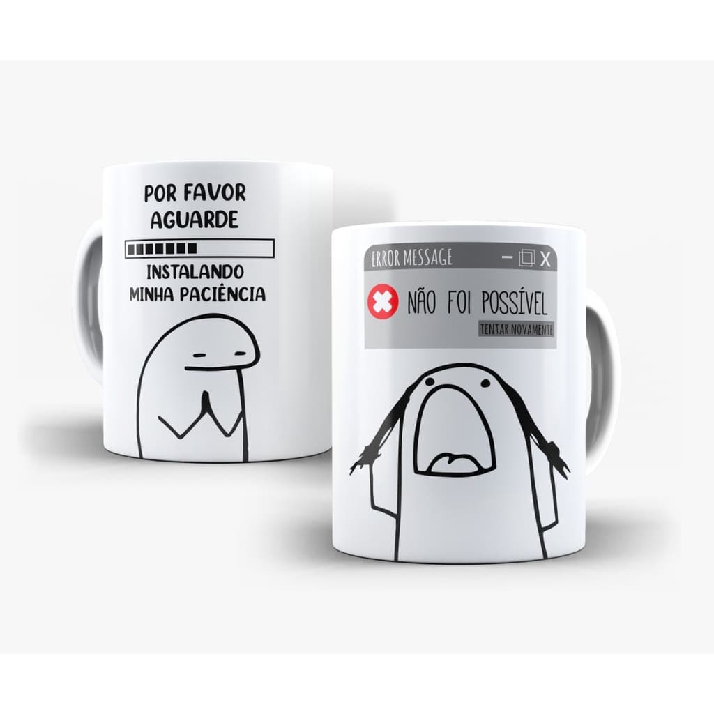 Caneca Instalando Paciência Flork