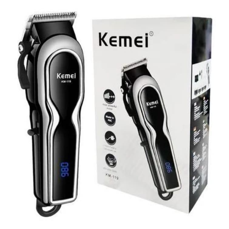 Máquina De Alta Precisão Com Display Digital Kemei Km-119