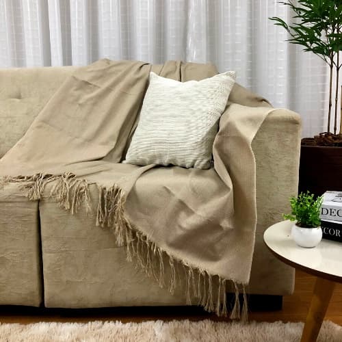 Xale Manta para Sofá Gigante Premium Decorativa Protetora